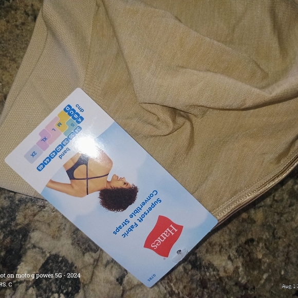 Hanes Women's Tan Bra Brand New With Tags - Picture 5 of 5